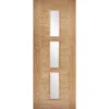 Sofia Internal Glazed Pre-Finished Oak 3 Lite Door - 686 X 1981mm