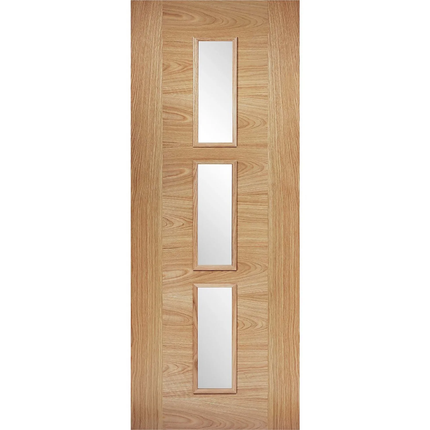 Sofia Internal Glazed Pre-Finished Oak 3 Lite Door - 686 X 1981mm