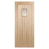 Suffolk External Glazed Unfinished Oak 1 Lite Door - 813 X 2032mm