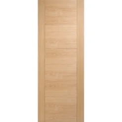 Vancouver Internal Prefinished Oak 5 Panel Fire Door - 813 X 2032mm