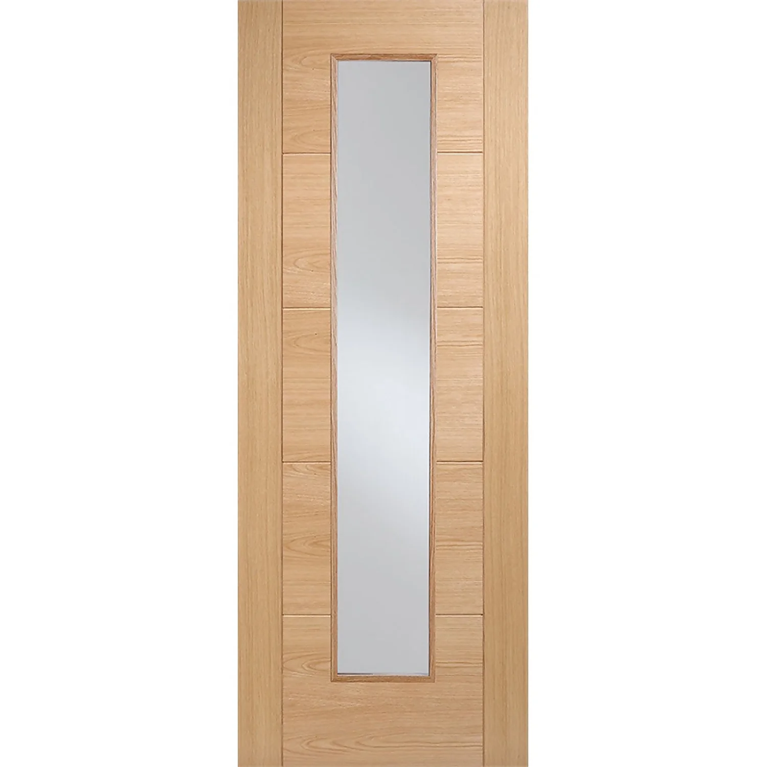 Vancouver Long Light Internal Prefinished Oak 1 Lite Door - 686 X 1981mm