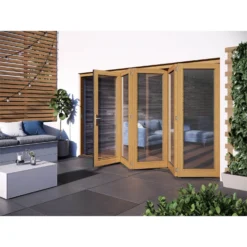 Kinsley Oak Folding Sliding Patio Doorset 3594x2094mm