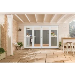 Bedgebury White Folding Sliding Patio Doorset 2994x2094mm