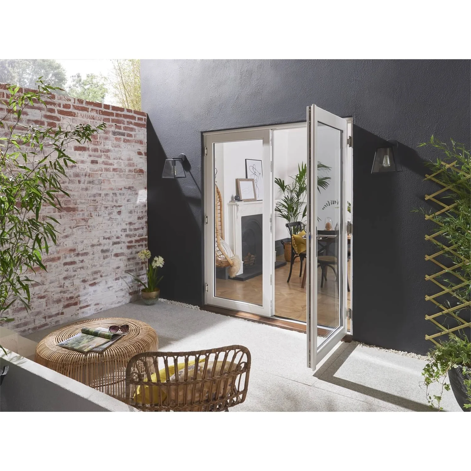 Bedgebury White French Patio Doorset 1794 X 2094mm - Image 2