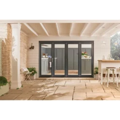 Bedgebury Grey Folding Sliding Patio Doorset 2994 X 2094mm