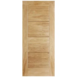 Modica External Unfinished Oak Door - 813 X 2032mm