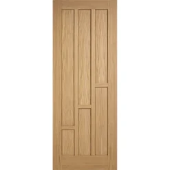 Coventry Internal Prefinished Oak 6 Panel Door - 762 X 1981mm