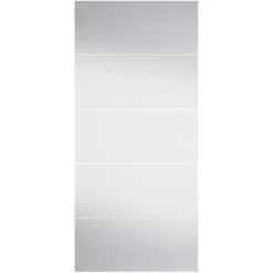 Horizon Frosted Sliding Glass Door With Noveau Track And Pull Handle 2058 X 935mm