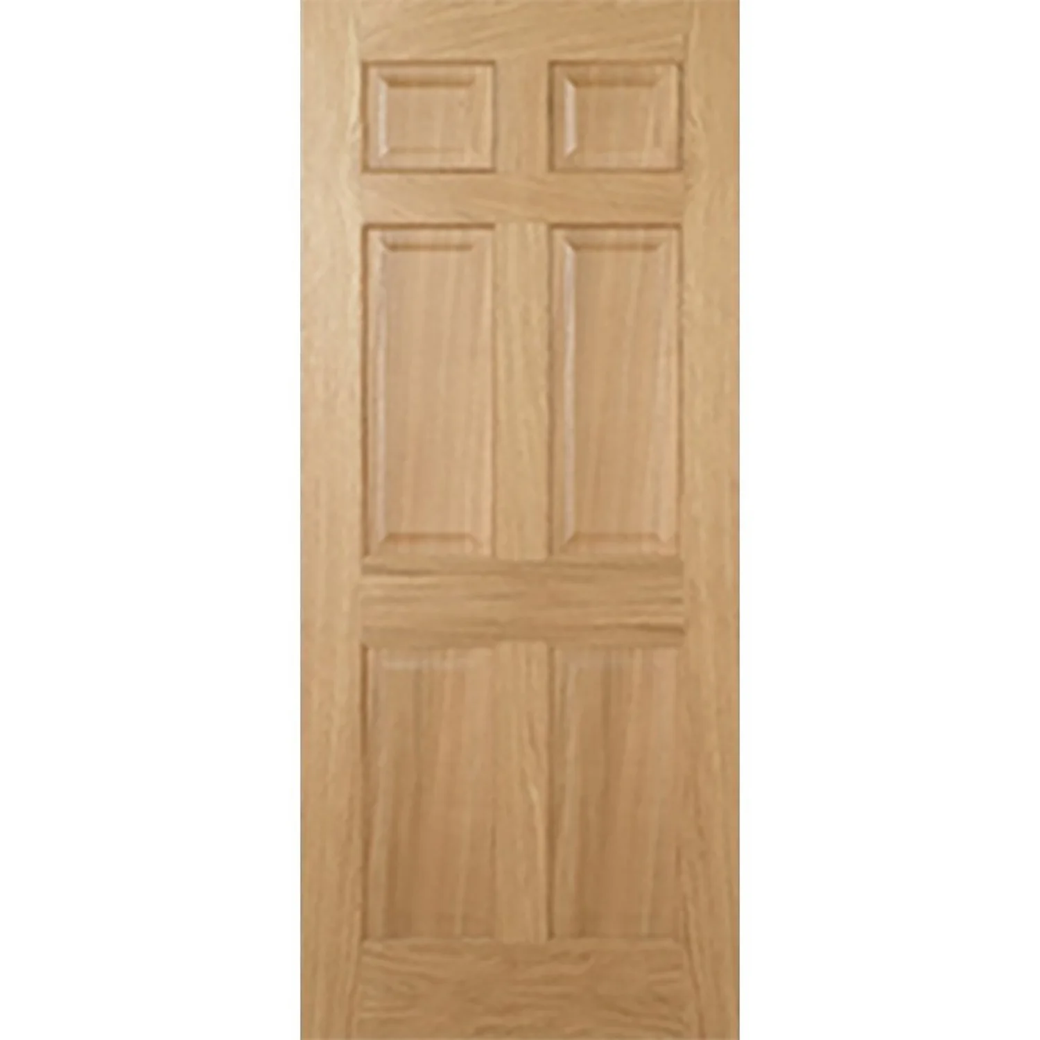 Regency Internal Prefinished Oak 6 Panel Fire Door - 838 X 1981mm