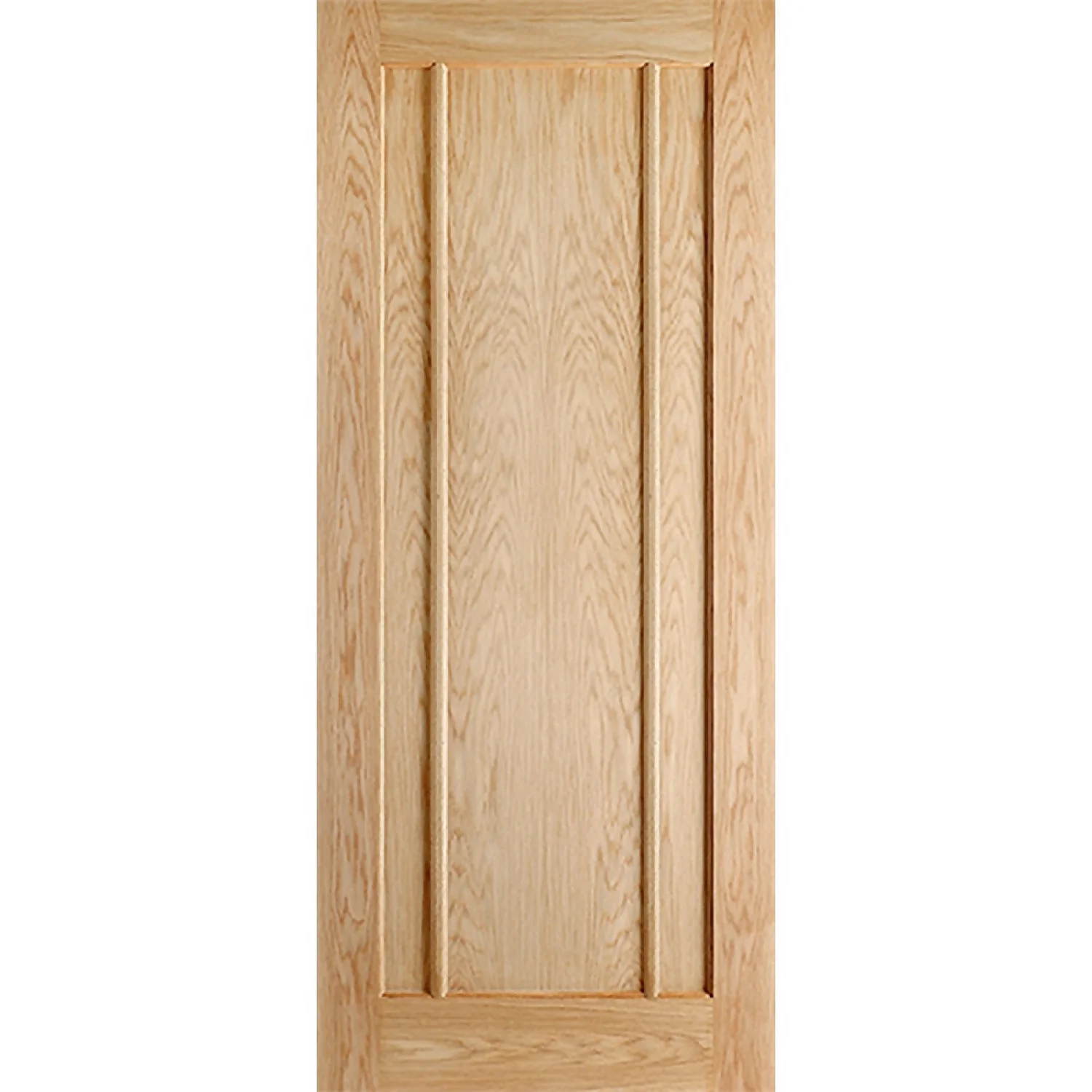 Lincoln Internal Prefinished Oak 3 Panel Door - 838 X 1981mm