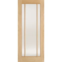 Lincoln Internal Glazed Prefinished Oak 3 Lite Door - 762 X 1981mm