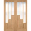 Coventry Internal Glazed Prefinished Oak 3 Lite Pair Doors - 1372 X 1981mm