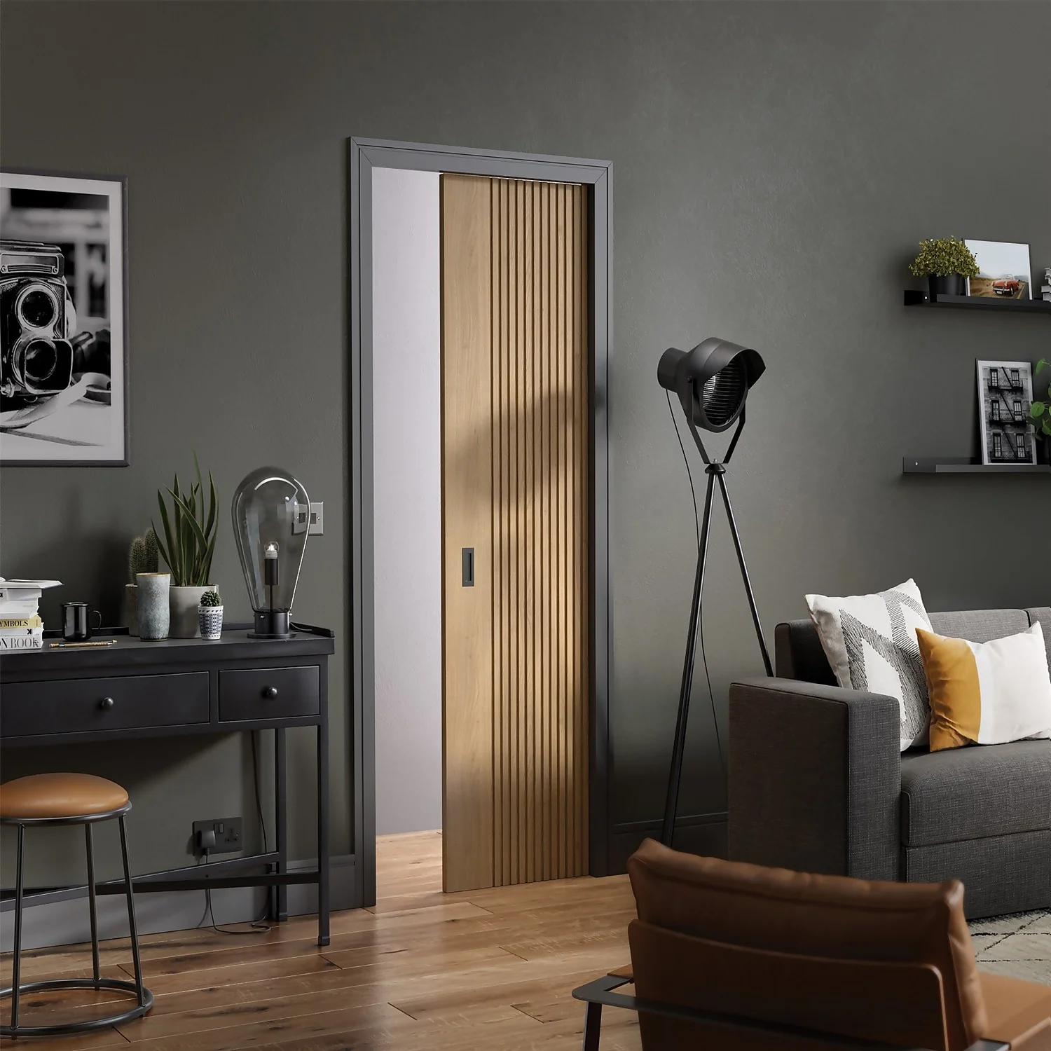 Internal Pocket Door System For Use With Door - 686 X 1981mm