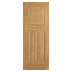 DX30's Style Internal Unfinished Oak 4 Panel Door - 838 X 1981mm