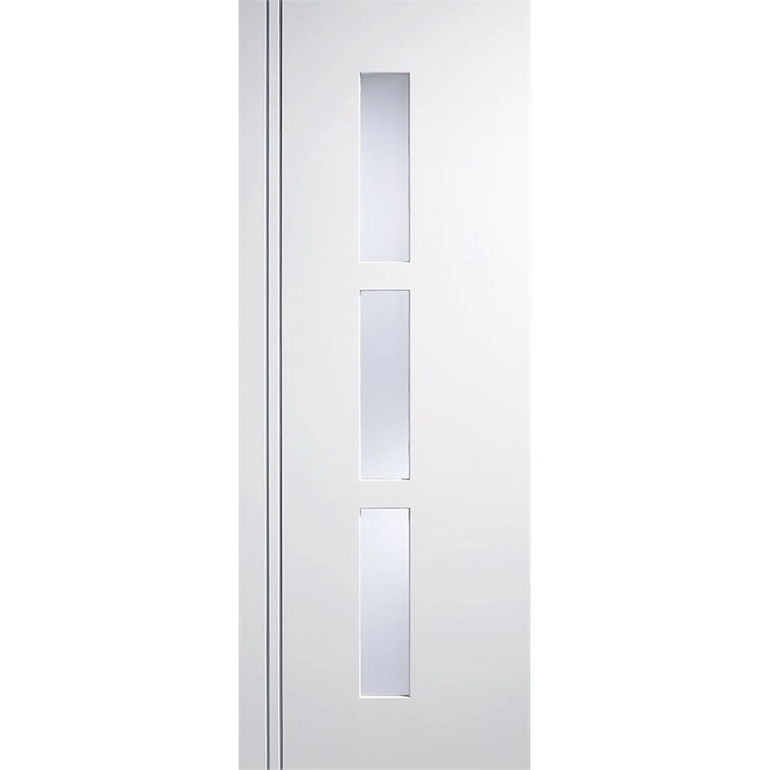 Sierra Blanco Internal Glazed Prefinished White 3 Lite Door - 762 X 1981mm