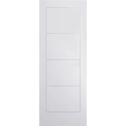 Ladder Internal Primed White 4 Panel Door - 686 X 1981mm
