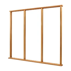 Vestibule Door Frame & Cill External Unfinished Oak Type - Suit Up To Door Size 915 X 2135mm + Two Sidelights 610 X 2135mm