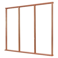 Vestibule Door Frame & Cill External Unfinished Hardwood - Suit Up To Door Size 915 X 2135mm + Two Sidelights 610 X 2135mm