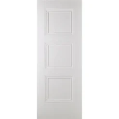 Amsterdam Internal Primed White 3 Panel Door - 686 X 1981mm