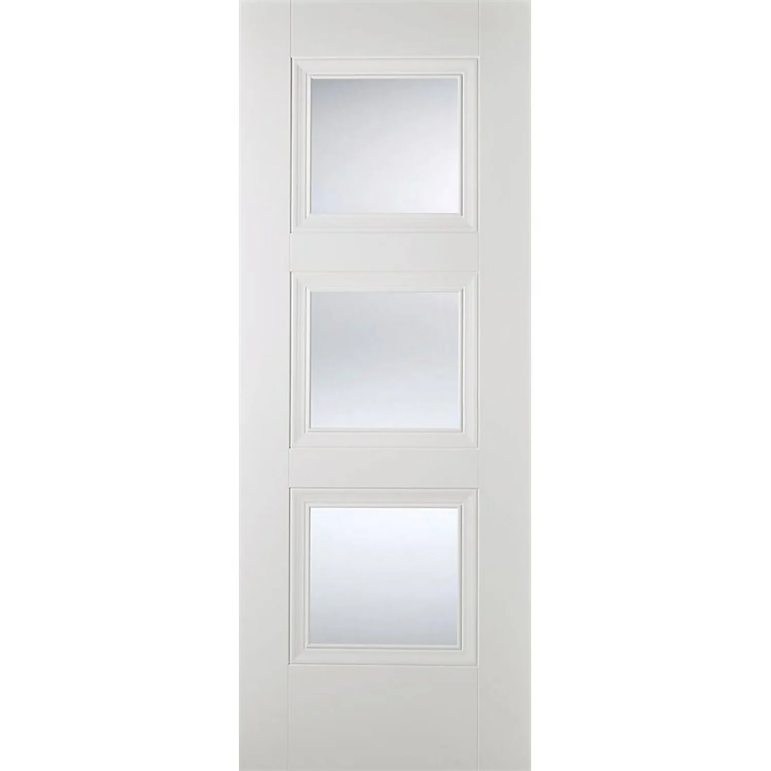 Amsterdam Internal Glazed Primed White 3 Lite Door - 762 X 1981mm