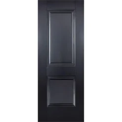 Arnhem Internal Primed Black 2 Panel Door - 686 X 1981mm