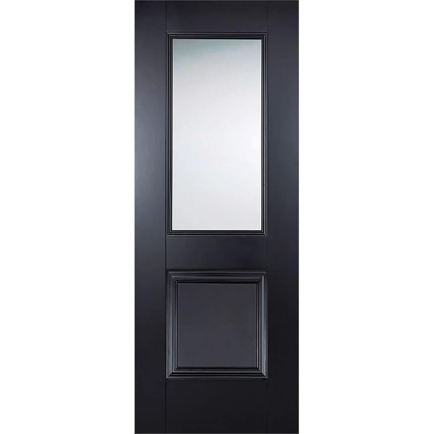Arnhem Internal Glazed Primed Black 1 Lite 1 Panel Door - 686 X 1981mm