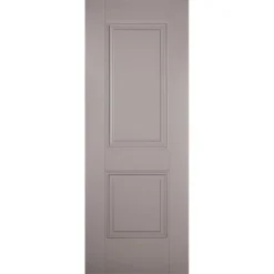 Arnhem Internal Primed Silk Grey 2 Panel Door - 686 X 1981mm
