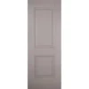 Arnhem Internal Primed Silk Grey 2 Panel Door - 838 X 1981mm