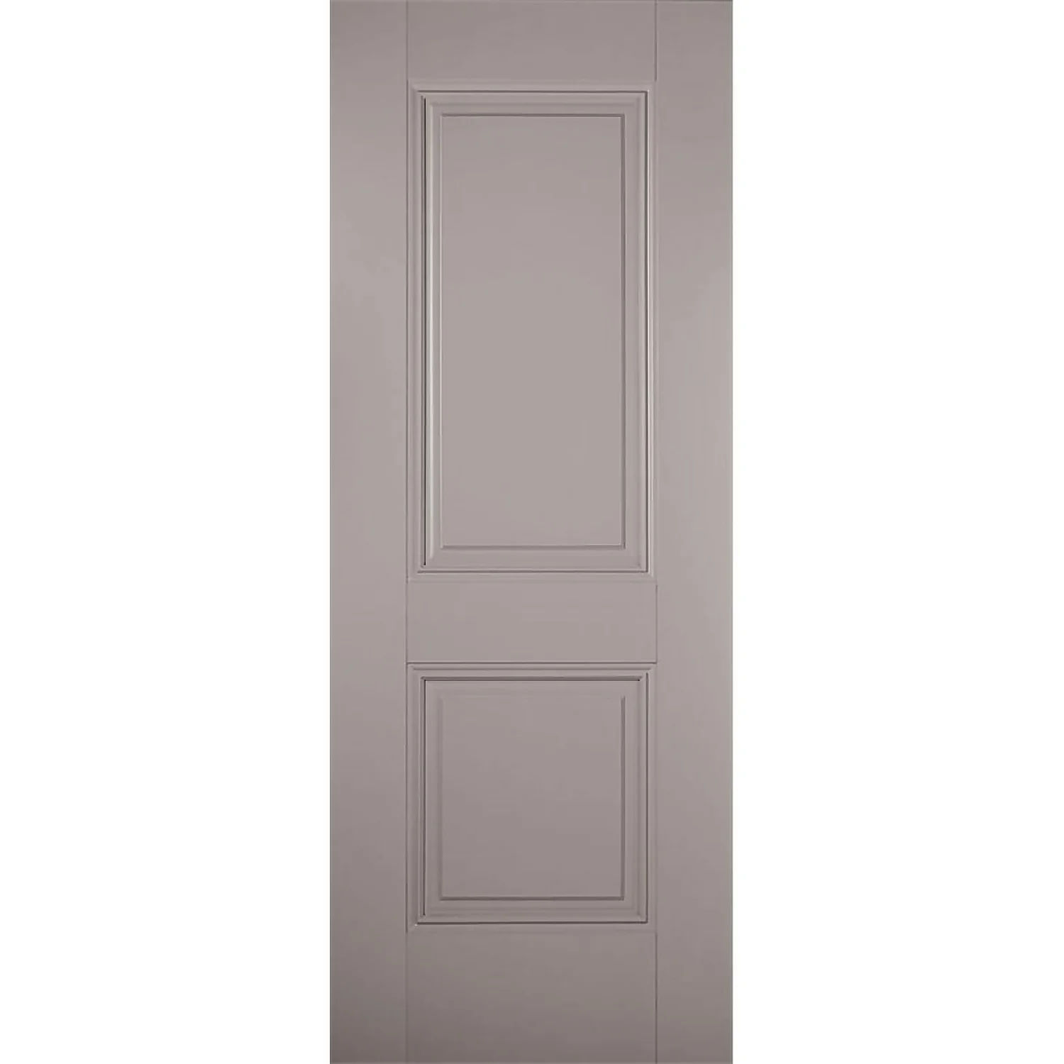 Arnhem Internal Primed Silk Grey 2 Panel Door - 838 X 1981mm
