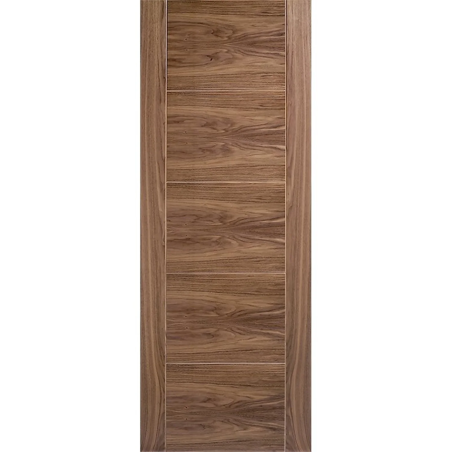 Vancouver Internal Prefinished Walnut 5 Panel - 762 X 1981mm