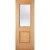 Arnhem Internal Glazed Prefinished Oak 1 Lite 1 Panel Door - 686 X 1981mm