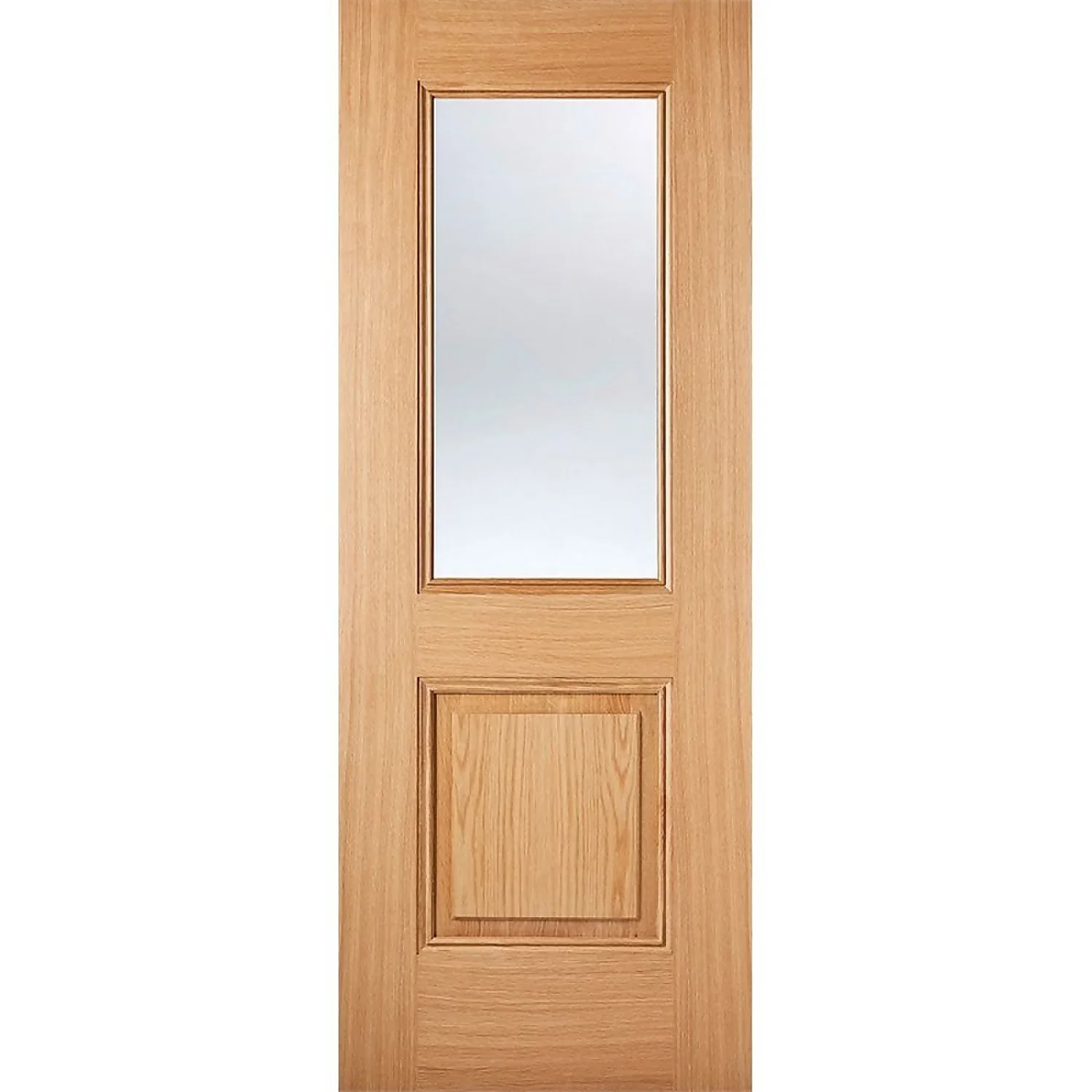 Arnhem Internal Glazed Prefinished Oak 1 Lite 1 Panel Door - 838 X 1981mm