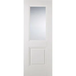 Arnhem Internal Glazed Primed White 1 Lite 1 Panel Door - 686 X 1981mm