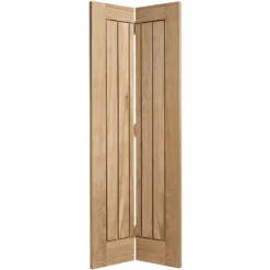Mexicano Internal Bi-fold Prefinished Oak Door - 762 X 1981mm