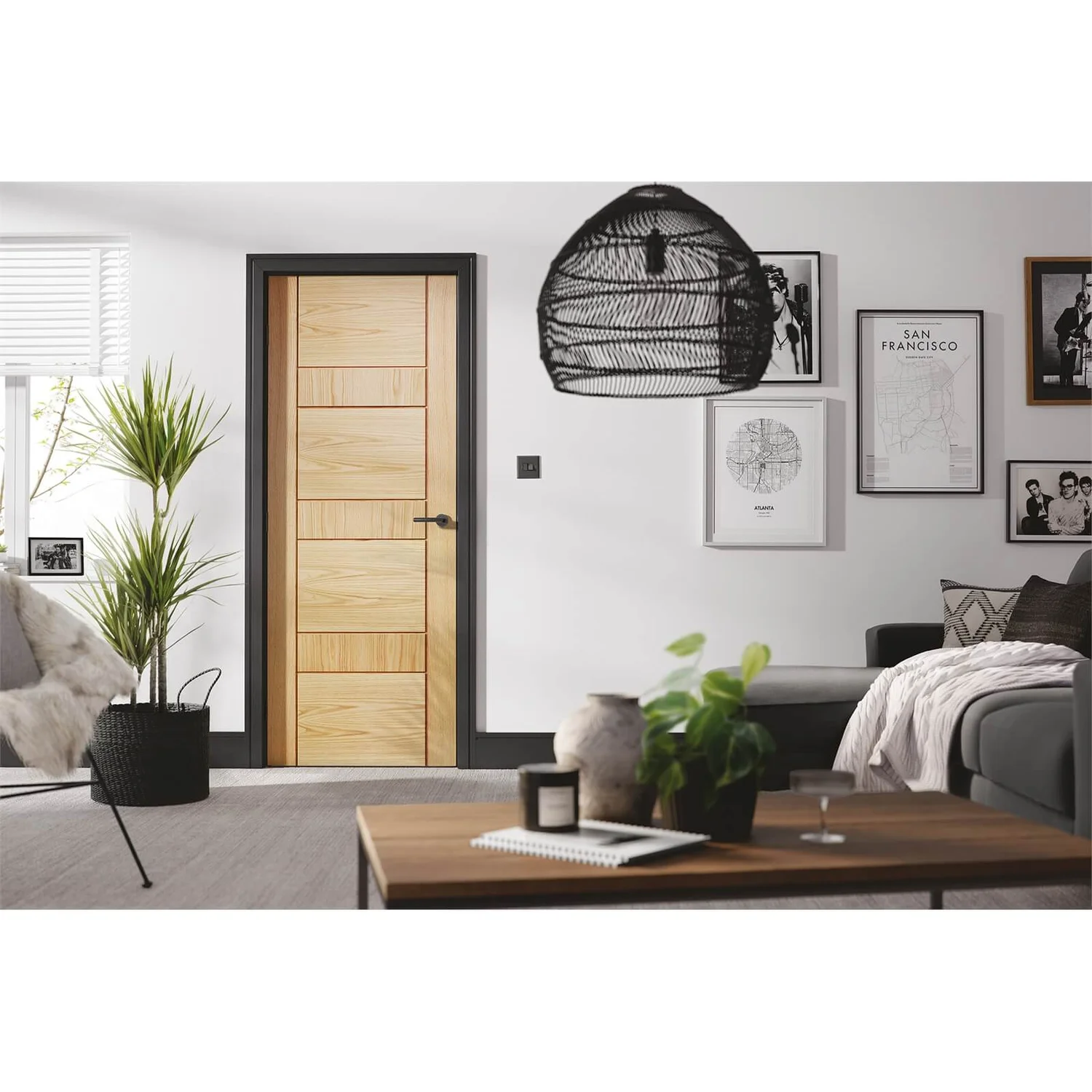 Edmonton Internal Prefinished Oak Fire Door - 686 X 1981mm - Image 2