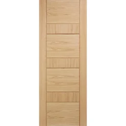 Edmonton Internal Prefinished Oak Fire Door - 838 X 1981mm