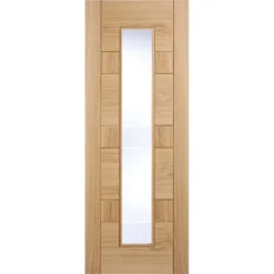 Edmonton Internal Glazed Prefinished Oak 1 Lite Door - 686 X 1981mm