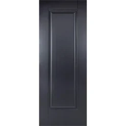 Eindhoven Internal Primed Black 1 Panel Door - 838 X 1981mm