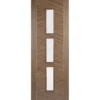 Zeus Internal Glazed Prefinished Walnut 3 Lite Door - 762 X 1981mm