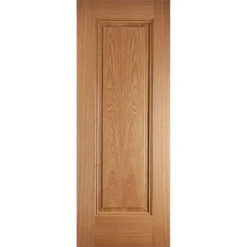 Eindhoven Internal Prefinished Oak 1 Panel Door - 762 X 1981mm