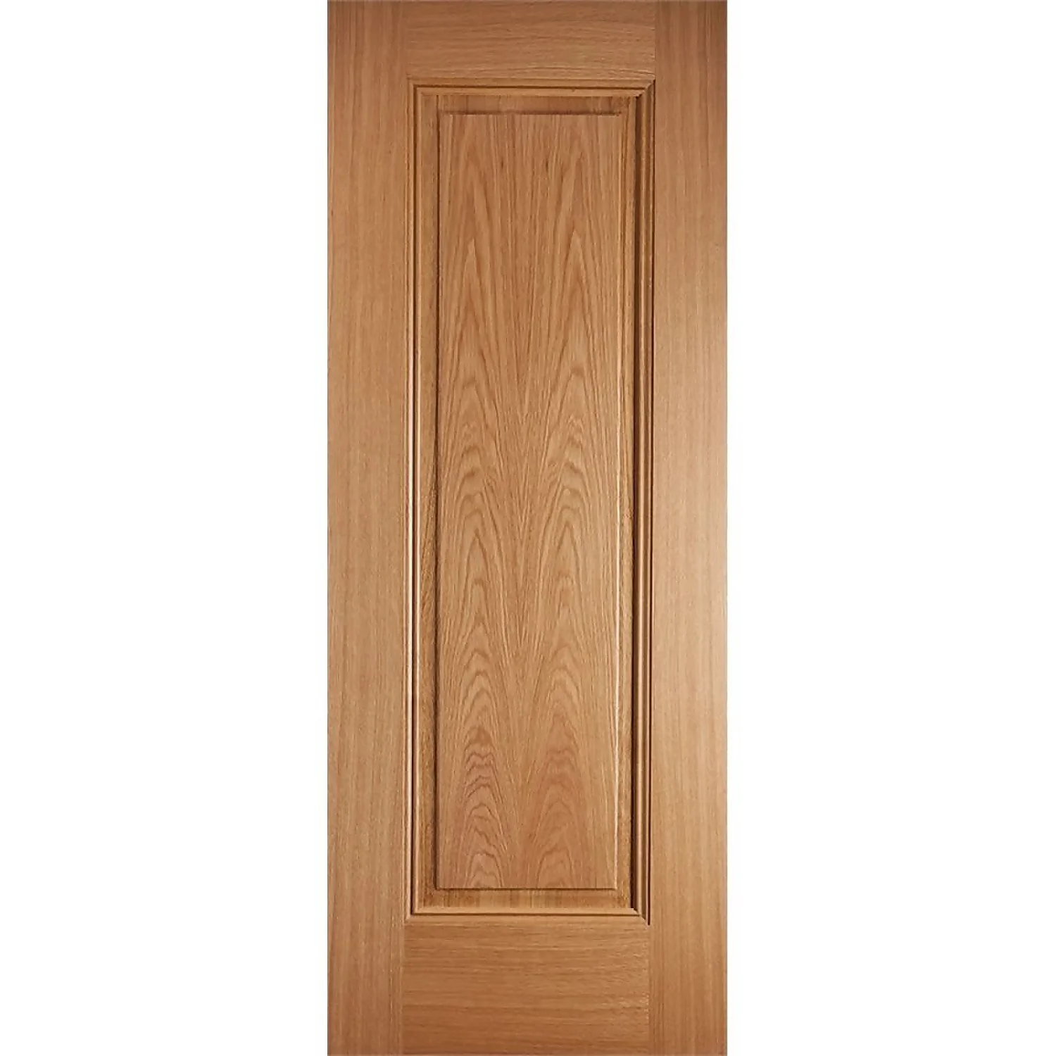 Eindhoven Internal Prefinished Oak 1 Panel Fire Door - 762 X 1981mm