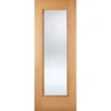 Eindhoven Internal Glazed Prefinished Oak 1 Lite Door - 838 X 1981mm