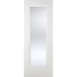 Eindhoven Internal Glazed Primed White 1 Lite Door - 838 X 1981mm