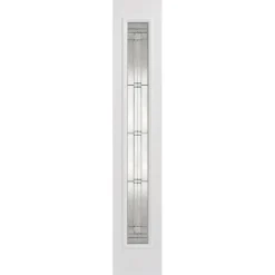 Elegant External Glazed White GRP 1 Lite Sidelight - 356 X 2032mm