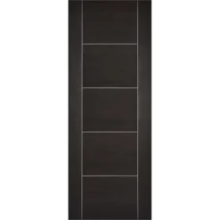 Vancouver Internal Dark Grey Laminate 5 Panel Door - 686 X 1981mm