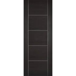 Vancouver Internal Dark Grey Laminate 5 Panel Door - 762 X 1981mm