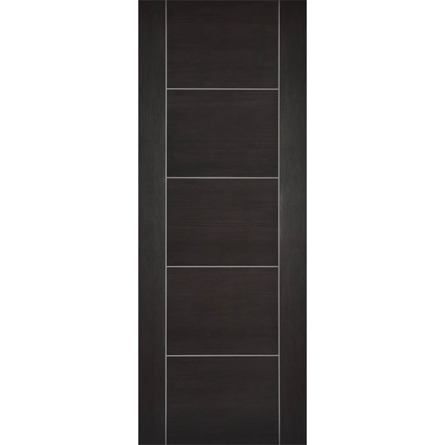 Vancouver Internal Dark Grey Laminate 5 Panel Door - 762 X 1981mm