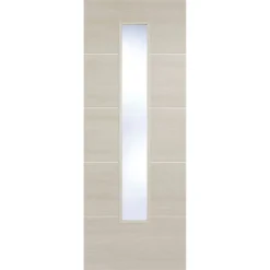 Santandor Internal Glazed Ivory Laminate 1 Lite Door - 686 X 1981mm