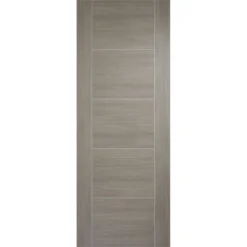 Vancouver Internal Light Grey Laminate 5 Panel Door - 762 X 1981mm