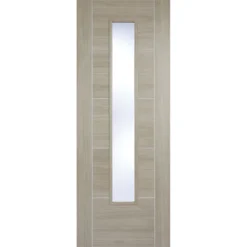 Vancouver Internal Glazed Light Grey Laminate 1 Lite Door - 762 X 1981mm